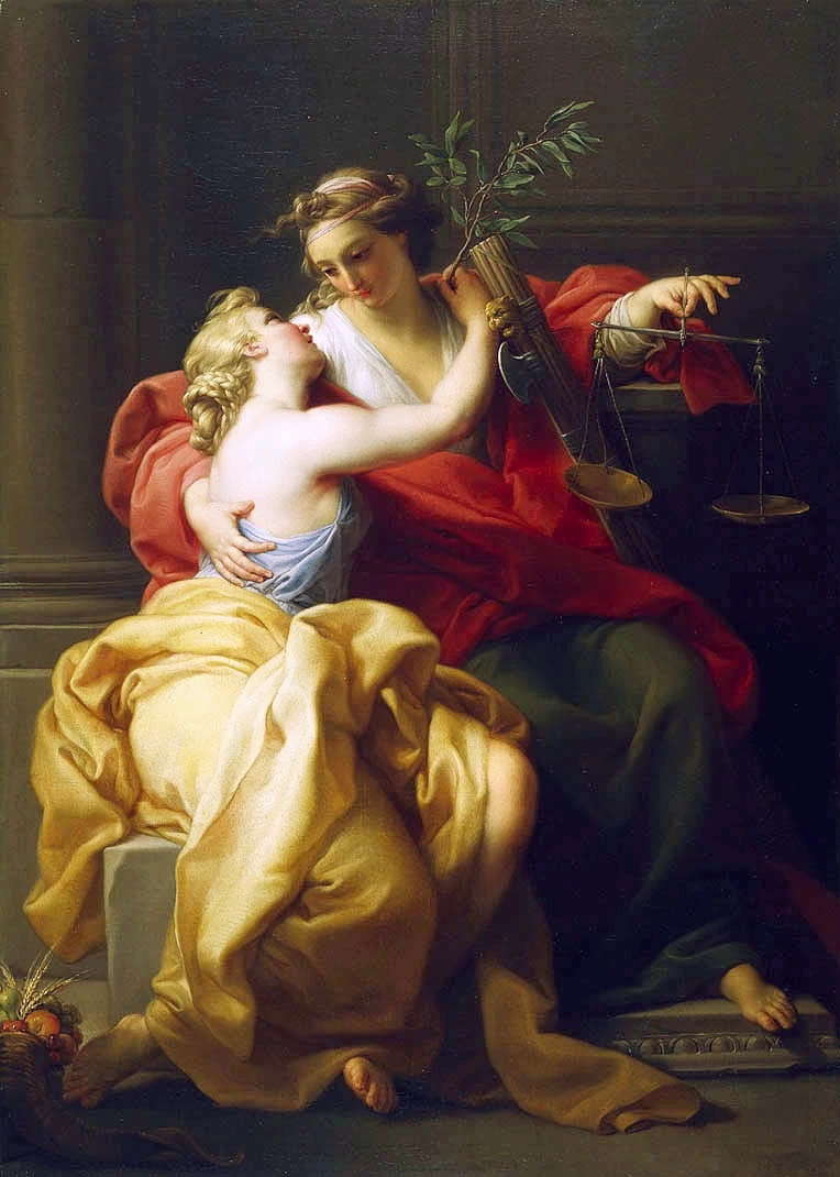 Allegoria della pace e della giustizia - Batoni Pompeo
